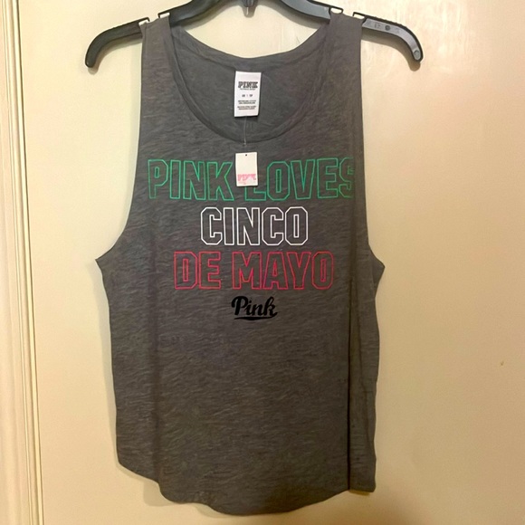 🔥VS Pink Cinco de Mayo tank top sz XS NWT - Picture 1 of 5